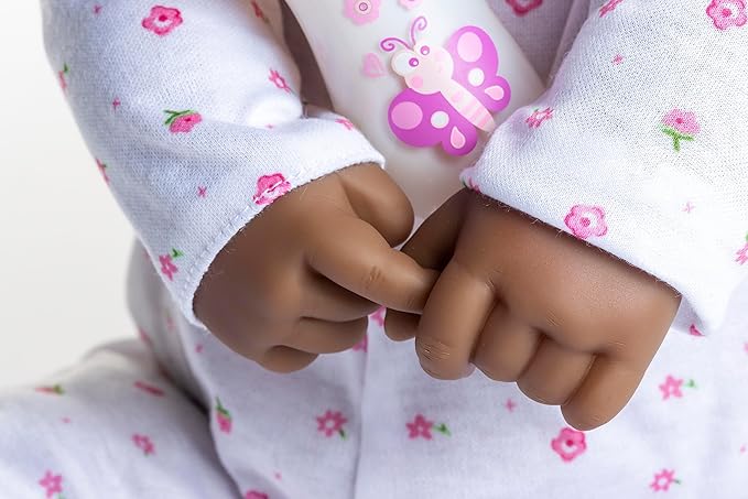 JC Toys - La Baby | African American 20-inch Large Soft Body Baby Doll | Washable | Removable Pink Outfit w/ Hat and Pacifier | For Children 2 Years +