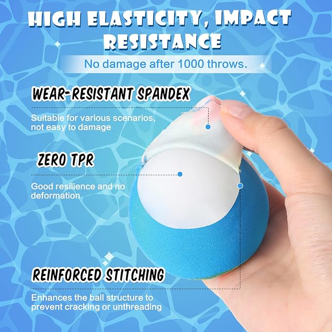 Water Skipping Ball for Children Water Bouncing Beach Pool Toy Ball for Adult Swimming Pool Games Party Favors Decoration