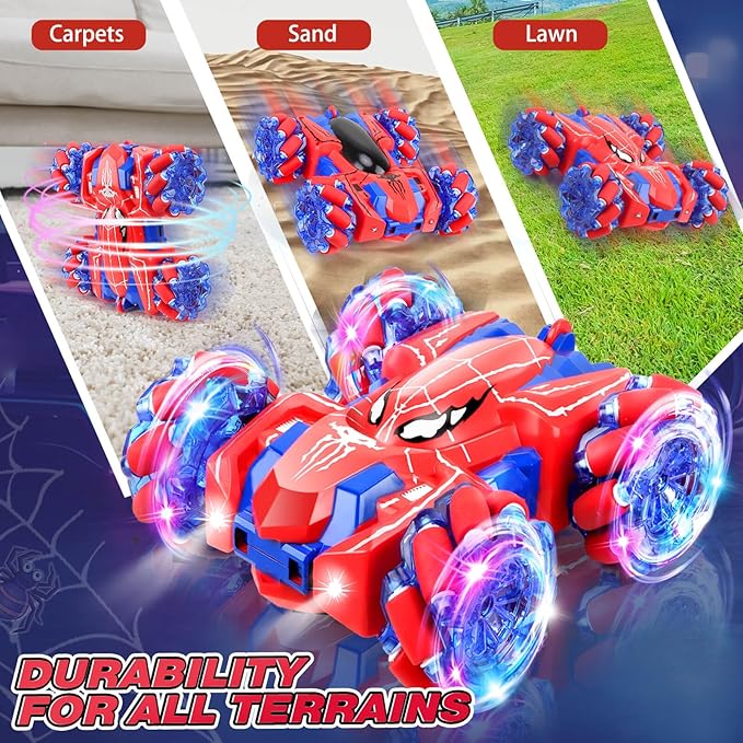 Dolanus Spider Remote Control Car, RC Cars Kids Toys Boys 3-5, Toys for Ages 8-13, Gifts for 3 4 5 6 7 8 10 12 Year Old Boys Kids Toddlers Birthday