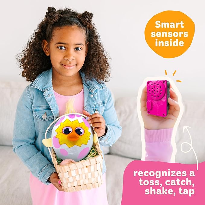 Move2Play, Egg Toss, Hilariously Wild and Fun Active Play Game | Easter Basket Stuffer | Easter Gift for Kids & Toddlers | Boys & Girls Ages 3, 4-8+ | Indoor/Outdoor Toy