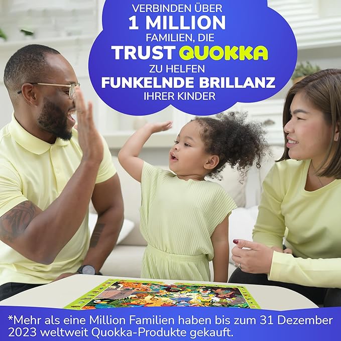 QUOKKA Princess Puzzles for Kids Ages 4-6 - Toddler Puzzles Ages 3-5 - 4-Pack 60 Piece Search and Find Jigsaw Puzzle 6-8 - Unicorn Mermaid Fairy Puzzle for Girls - Learning Educational Toy for 5 Year