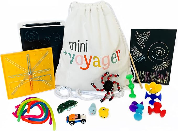 Travel Activity Kit for Kids, Includes Crafts, Toys & Games Designed for Children’s Independent Play, Boys & Girls Quiet Time Sets for Road Trips, Airplanes & Hotels (4-6 Years Old)…