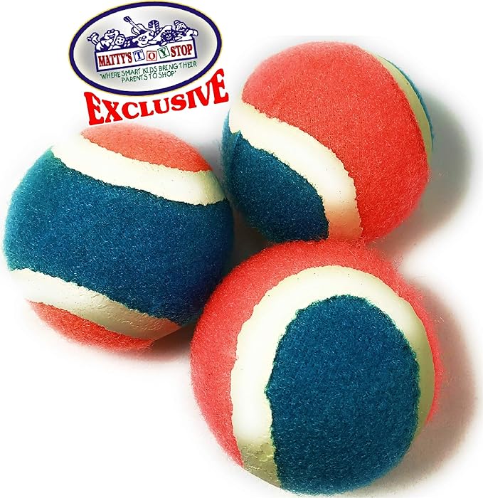 Matty's Toy Stop Deluxe Toss & Catch (Hook & Loop) Tropical Colors Paddle Game Set with 4 Paddles, 3 Balls & Storage Bag - Classic Outdoor Game, Perfect for The Beach, Backyard or in The House!