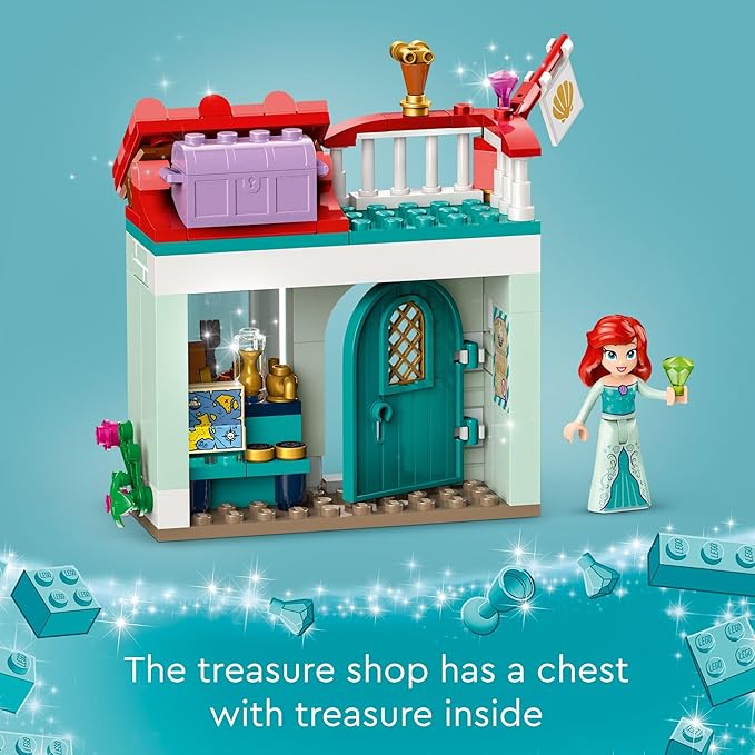 LEGO Disney Princess Market Adventure Building Toy Set - Pretend Play Disney Toy Figures & Playsets for Girls & Boys, Ages 6+ - Disney Gifts for Kids, Birthdays, Events - 43246