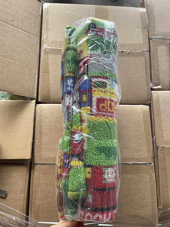 Capslpad Kids Rug for Playroom 3'3" x 5'2" Educational Learning Kid Play Area Rug Large Traffic Road Cars Rug Play Mat for Kids Toy Nursery Rug Kids Car Carpet for Living Room Home Decor Green