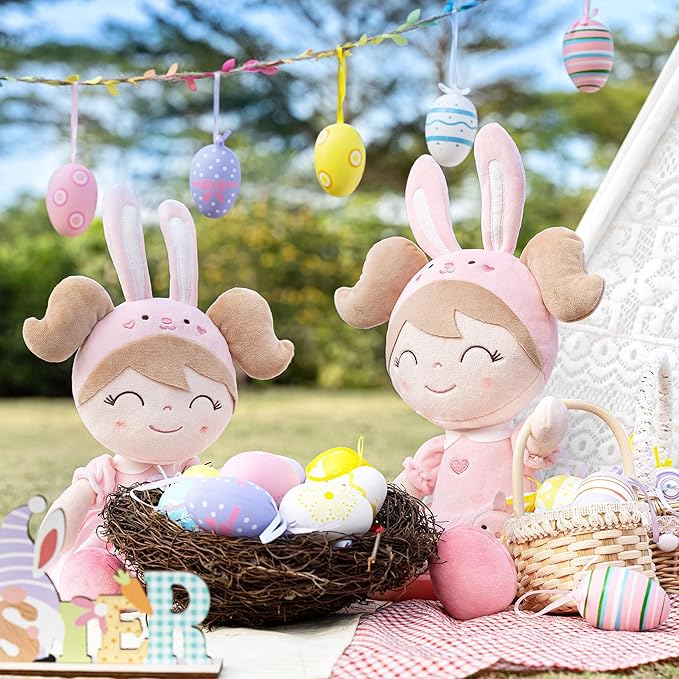 Gloveleya Baby Doll Girl Gifts Soft Plush Bunny Dolls 12" with Gift Box