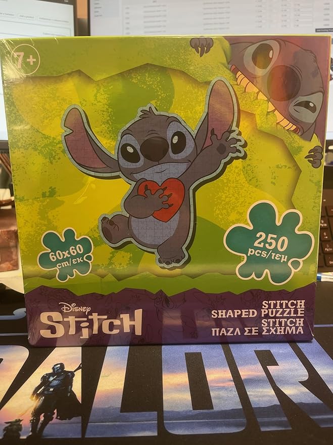 Disney Stitch Jigsaw Puzzle for Kids Teens or Adults 250 Pieces 7 Years Up Family Activity, Stitch Gifts