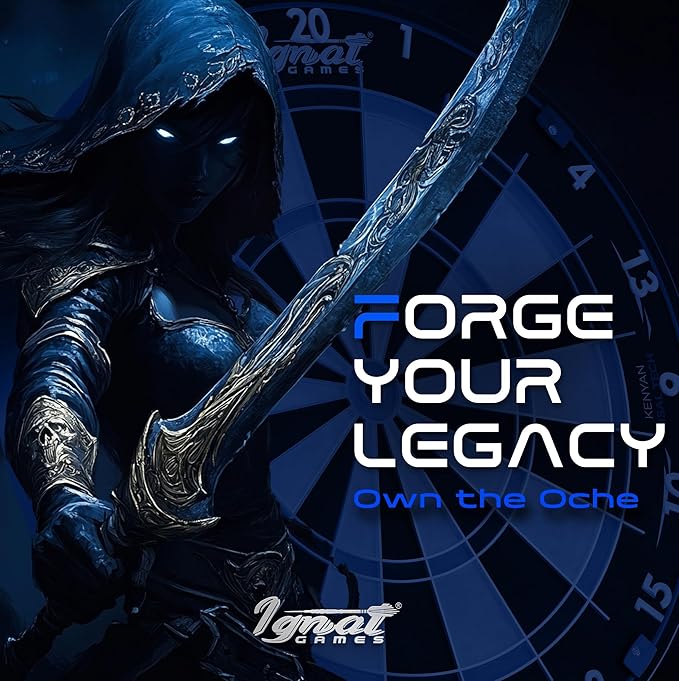 IgnatGames Steel Tip Darts Set - 3/6/12 Pack Brass Darts Metal Tip Set with Exquisite Case - Aluminum Shafts, 2 Sets of Flights, Dart Tool & Sharpener