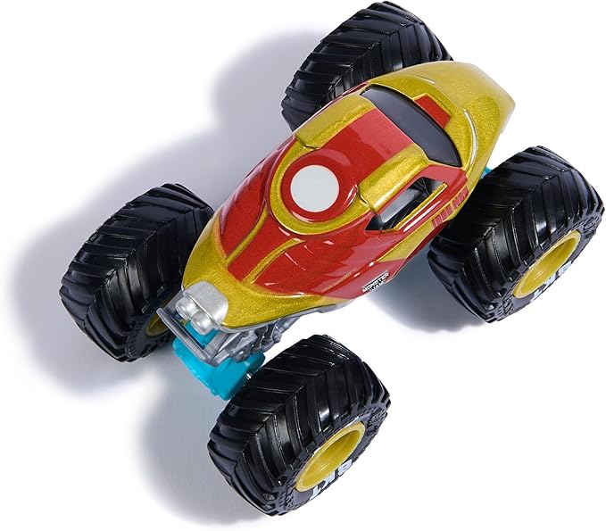 Monster Jam, Marvel Official Iron Man Vs. War Machine Die-Cast Monster Trucks, 1:64 Scale, Kids Toys for Boys and Girls Ages 3 and up