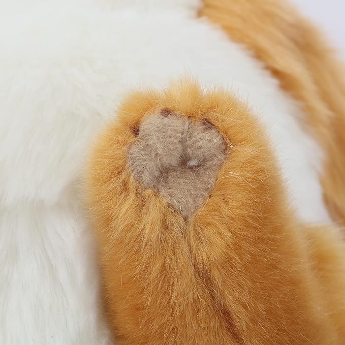 Adorable Stuffed Animals Cat -Handmade Plush Soft Cat -Present Gift for Boys/Girls (Tabby Cat)