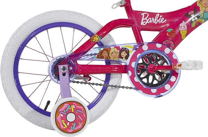 Dynacraft Barbie Sweets 16" Bike, Girls Ages 4-8 Years