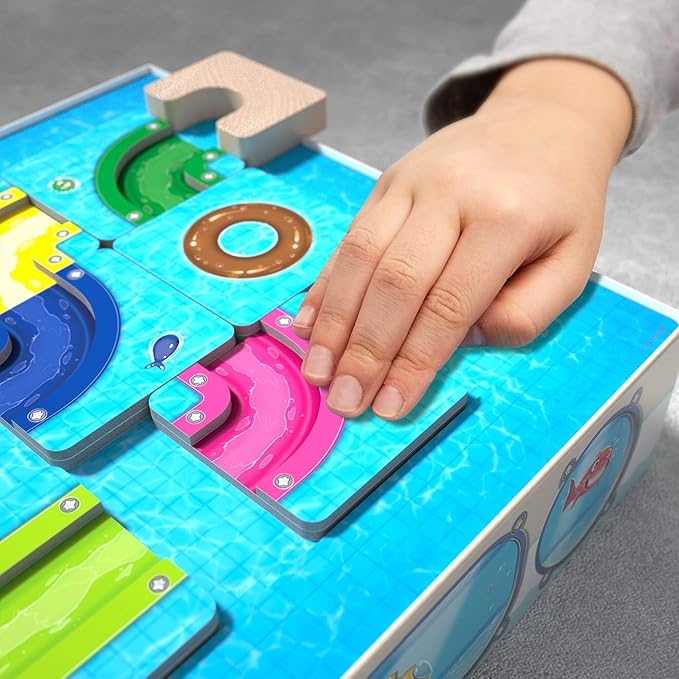 HABA Logic! Games: Milo's Waterpark - Splash Labyrinth Dexterity Maze Game