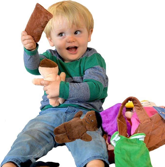 Basket of Babies Plush Baby Doll Set with Removable Clothing - Multicultural Diversity Baby Doll Toys for Boys and Girls with 6 Soft Baby Dolls, Interchangeable Clothing, Basket, Pillow, and Blanket