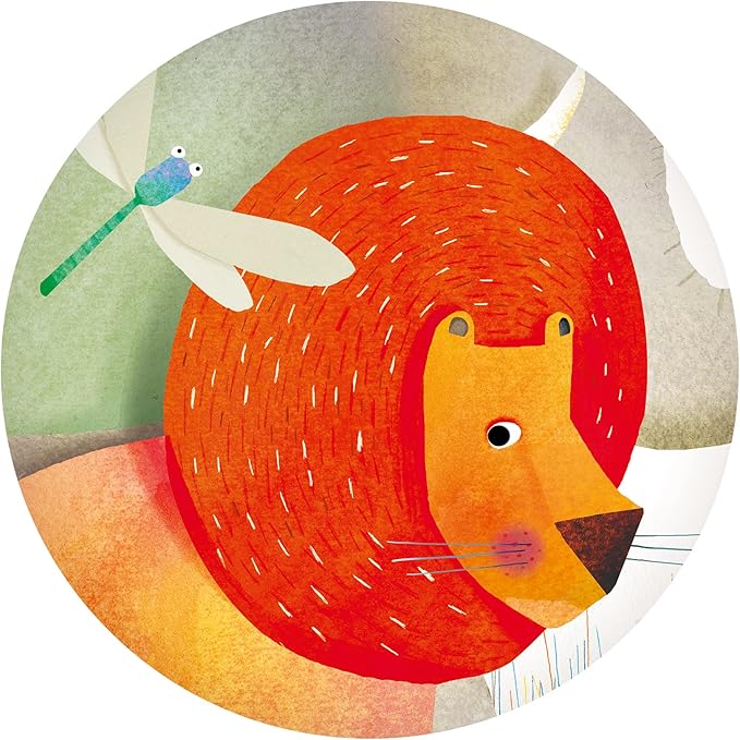 DJECO Giant Floor Animal Parade (36 Pieces) - Storytelling Puzzle Art for Kids - Fun & Challenging Activity for Friends & Family - Educational Jigsaw Toy for Children 4+ Years Girls & Boys