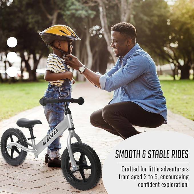 Balance Bike - Lightweight Aluminium Toddler Bike for 2, 3, 4, and 5 Year Old Boys and Girls - No Pedal Bikes for Kids with Adjustable Handlebar and Seat, EVA Tires - Training Bike