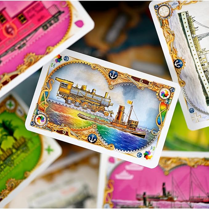 Ticket to Ride Rails & Sails Board Game - Train Route-Building Strategy Game, Fun Family Game for Kids & Adults, Ages 10+, 2-5 Players, 90-120 Minute Playtime, Made by Days of Wonder