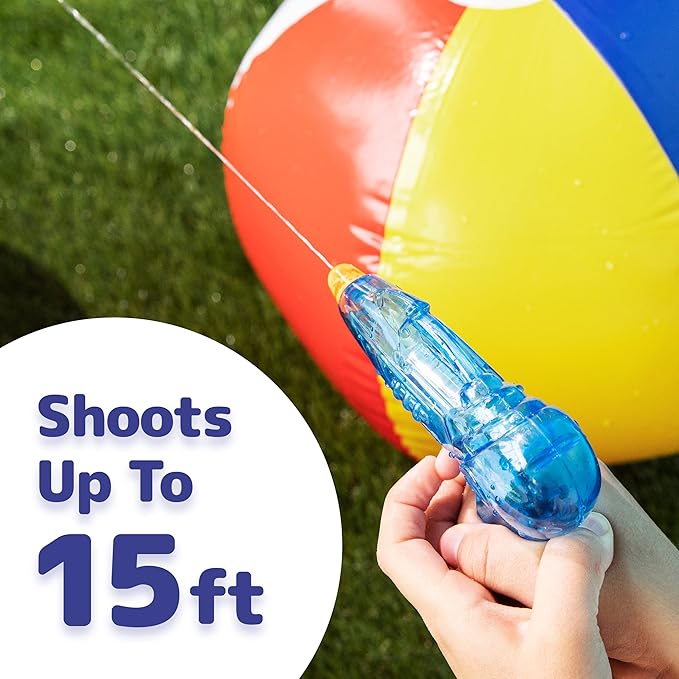 Prextex Water Guns for Kids & Adults, 30pk - Powerful Squirt Guns Bulk, Blaster Gun/Pistol, Watergun - Pool Play, Water Shooters, Outdoor & Indoor - Combo Set of Aqua Gun Bulk, Squirt Toy