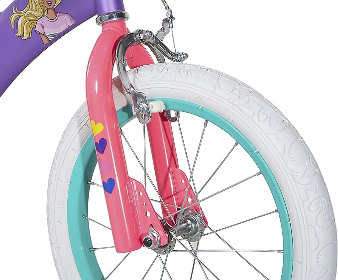 Dynacraft Barbie 16" Children's Bike Fun and Stylish Design, Sturdy and Durable, Perfect for Kids Learning to Ride, Easy to Assemble, Ideal for Young Riders