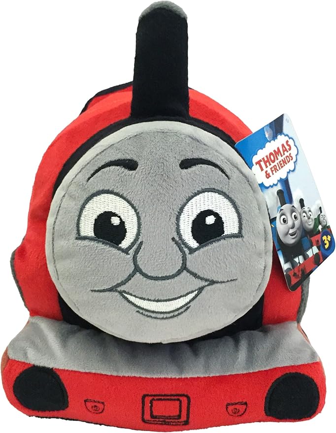 Jay Franco Thomas and Friends Plush Stuffed James Pillow Buddy - Super Soft Polyester Microfiber, 15 inch (Official Mattel Product)
