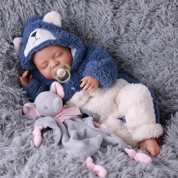 BABESIDE Reborn Baby Dolls Boy 20 Inch - Lifelike Smiling Realistic Baby Doll Boy with Soft Vinyl Body, Poseable Limbs, Real Baby Doll with Accessories for Kids, Collectors & Gifts