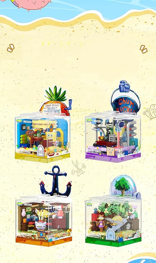 Exquisite Toy Building Block Box Set Series 2 Tree House Building Blocks Birthday Gifts for Boys and Girl with Themed Characters for 14+ Teenagers & Adults