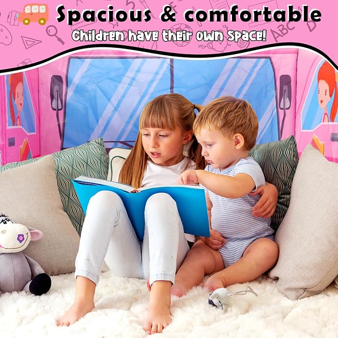 Pop up Play Tent for Kids Aged 1-3 Years Old Boys and Girls : Ice Cream Playhouse Toy Play Tents for Toddlers 3-5 Kids Tent Indoor Outdoor Playhouse Toys for 1 + Year Old, Ice Cream