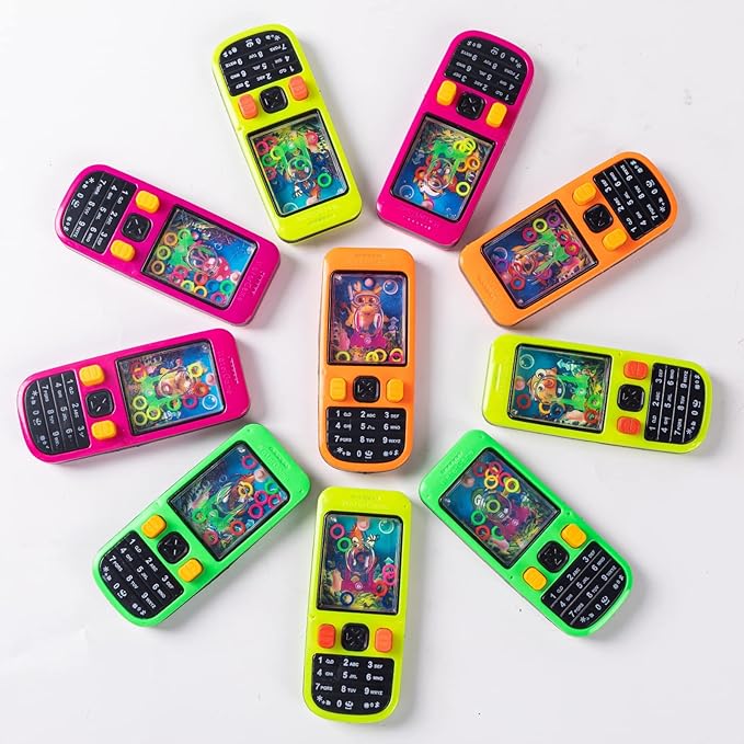 48 Pcs Handheld Water Ring Games Party Favors,Classroom Prizes,Goodie Bags Stuffers,Return Gifts for Kids Birthday Party,Treasure Box,Pinata Filler Bulk