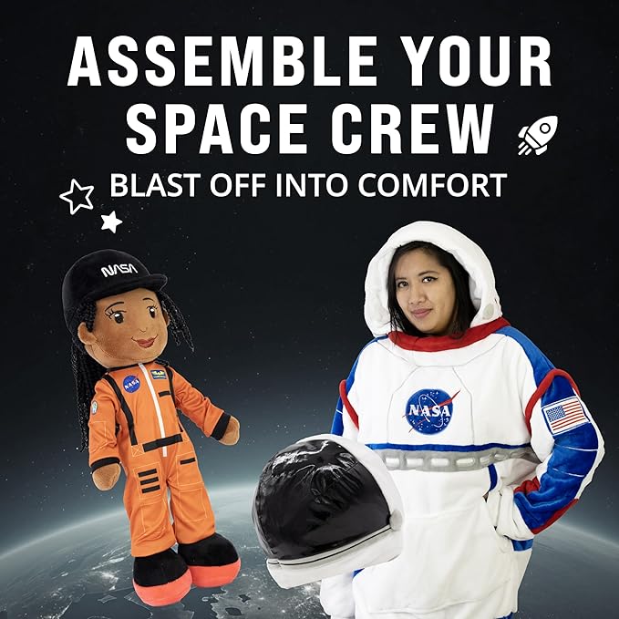 Playtime by Eimmie - 14' Kaylie NASA Doll - Soft Baby Doll - Astronaut Plush Washable Doll - Space Stuffed Toy for 2 Year Old Girls & Boys, Toddler & Infants