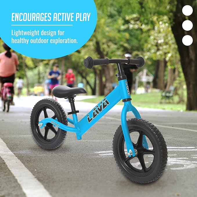 Balance Bike - Lightweight Aluminium Toddler Bike for 2, 3, 4, and 5 Year Old Boys and Girls - No Pedal Bikes for Kids with Adjustable Handlebar and Seat, EVA Tires - Training Bike