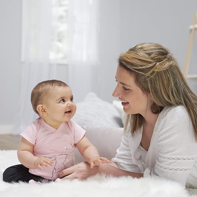 Gerber Baby Girls' 5-Pack Short Sleeve Variety Onesies Bodysuits