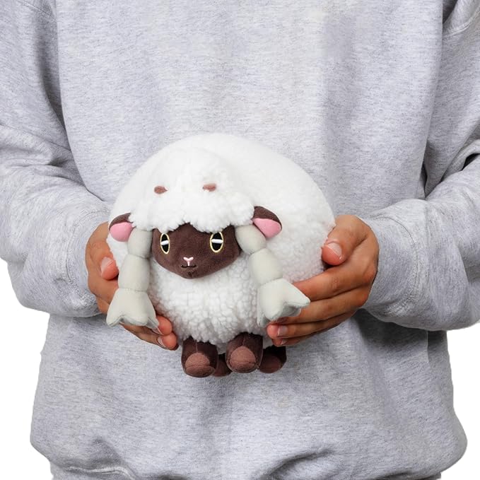 Pokémon 8" Wooloo Plush - Sword and Shield - Officially Licensed - Authentic Soft Stuffed Animal Toy Sheep Figure - Gift for Kids, Boys, Girls - 2+