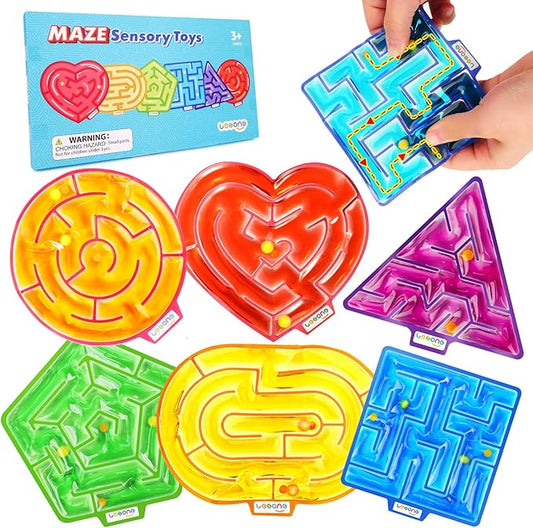 Sensory Fidget Toys for Children with Autism: Calming Gel-Filled Maze for Classroom and Home - Special Needs Sensory Toys for Kids Travel