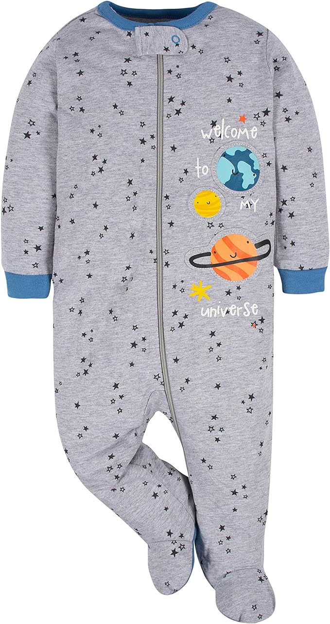 Gerber Baby Boys 4 Pack Sleep 'N Play Footie