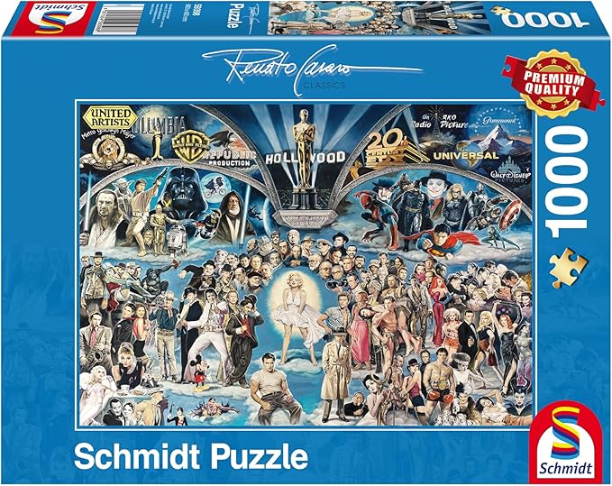 Hollywood – 1000 Piece Jigsaw Puzzle by Schmidt Spiele – Kids and Adults Ages 12+