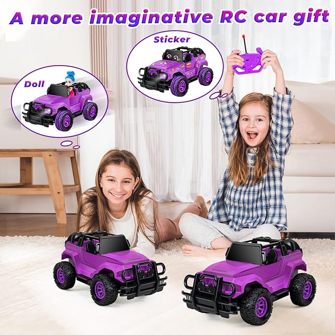 YongnKids Remote Control Car for Kids, 1:20 Scale Rc Trucks for Boys Age 4-7, Rc Truck Cars Toys for Ages 5-7 8-13 Boys Girls Birthday Gift