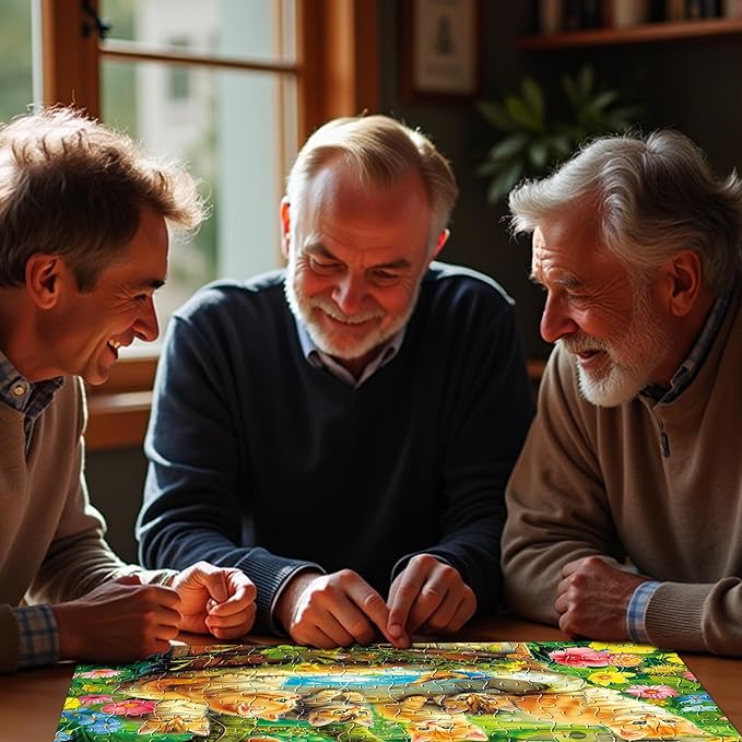 Jigsaw Puzzles 2 Pack 1001 Pieces - WISHDIAM Puzzles for Adults - Cute Kitten Cats Funny Pets Lovers Challenging Puzzles Gifts for Men Women