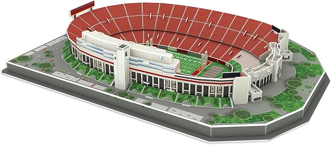Pro Lion 3D Jigsaw Puzzle of Los Angeles Memorial Coliseum - 136 Pieces | 2 Hour Build Time | Home of USC Football Team | American College Football Gifts for Boys, Men & Kids Aged 8 & Up | Sports Fans