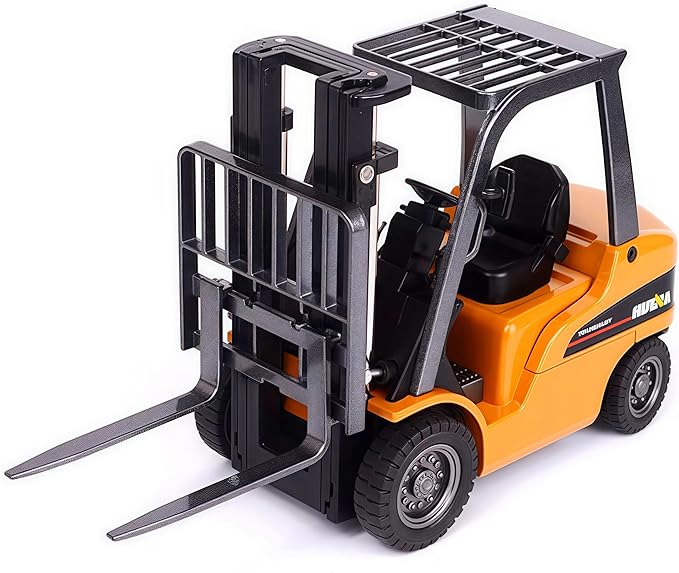 Gemini&Genius 1/50 Scale Diecast Forklift Truck Toys Engineering Vehicle Fork Truck Construction Alloy Warehouse Vehicle Models Toys for Kids