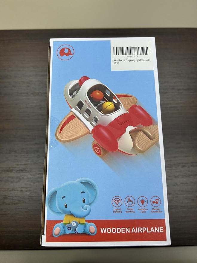 Airplane Toys for Toddlers 1-3, Toys Planes Toys with Sound and Light, Mini Airliner Toys for Introducing Aeronautical Knowledge, Car Toys for 18 Months, 2 3 4 5 Years Old Kids Boys Gift