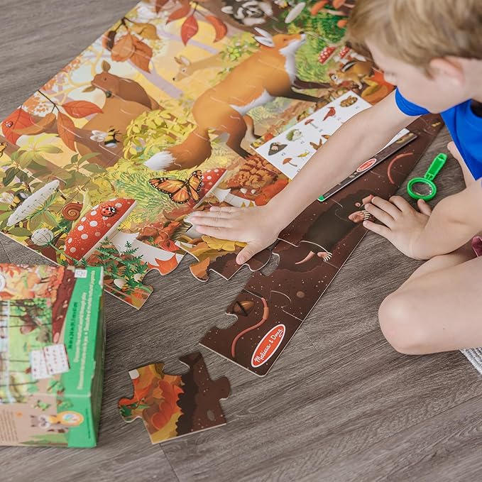 Melissa & Doug Double-Sided Seek & Find Puzzle - FSC Certified