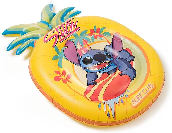 Swimways Stitch Oversized Pool Float, Inflatable Pool Floats & Kids Pool Toys, Swimming Pool Accessories & Beach Essentials for Teens Aged 14 & Up