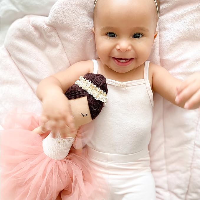 MON AMI Juliet The Prima Ballerina Stuffed Doll - 22”, Plush Ballerina Doll for Girls, Use as Toy or Room Decor for Kids of All Ages