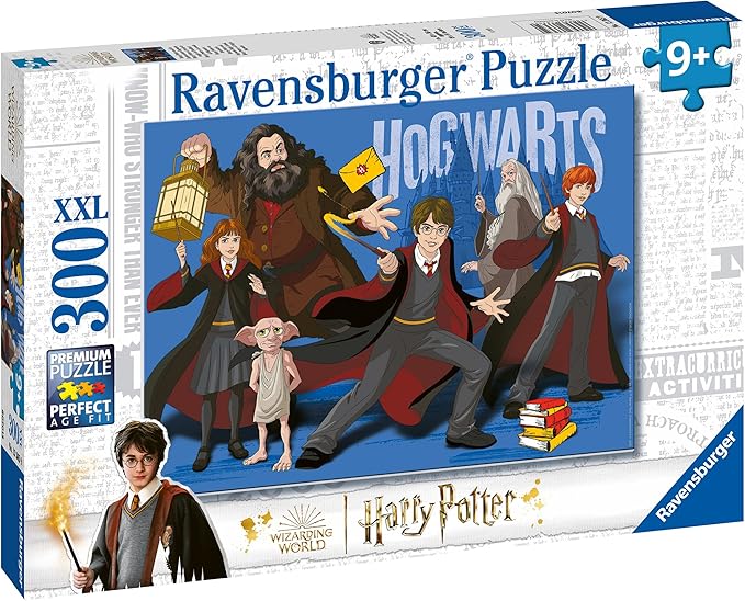 Ravensburger - Children's Jigsaw Puzzle - 300 Pieces XXL Puzzle - Harry Potter at Hogwarts School of Magic - Ages 9 and up Puzzle - Thick and Durable Cardboard - Magic - 13365