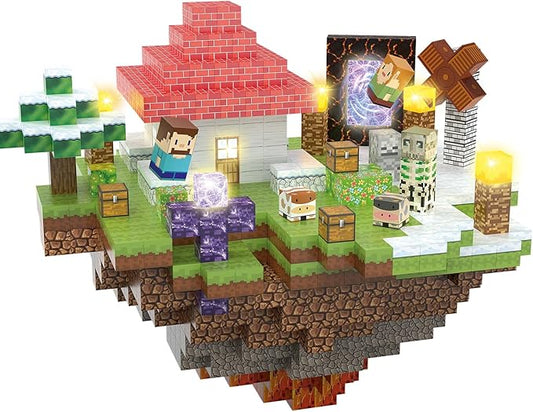 200PCS Magnetic Blocks Building Toys Set, Light Up Magnet Cubes, 3D Magnetic Building Blocks for Kids Boys Girls Ages 3+, STEM Sensory Christmas Birthday Present Construction Toys