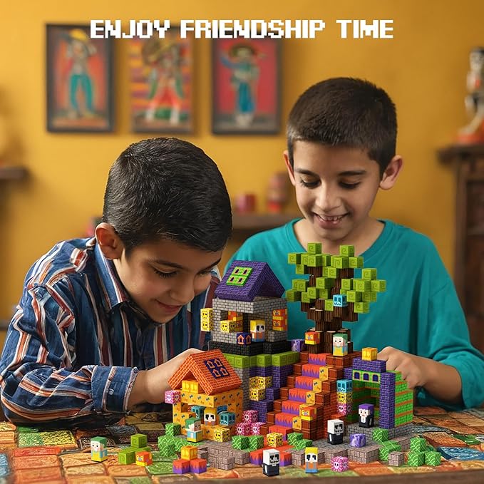 GobiDex Magnetic Blocks, 100PCS Building Toys for Kids 3+, Upgraded Zomblock STEM Sensory Magnets Construction Set, Birthday for Boys & Girls