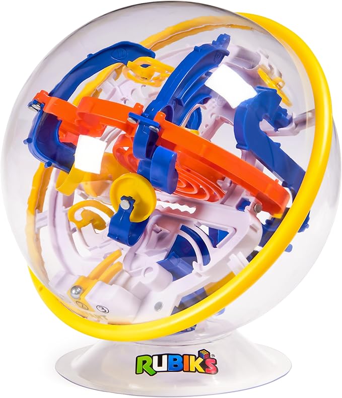 Rubik’s Cube, Rubik’s Tracks 100 3D Gravity Maze & 3D Puzzle Game with 100 Obstacles, Challenging Problem-Solving Brain Teaser, Fidget Toy & Sensory Puzzle for Adults, Teens & Kids, for Ages 8 & Up