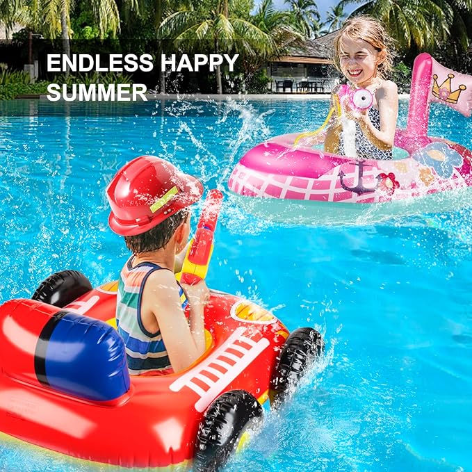 10Leccion Kids Pool Floats for Toddlers Ages 3-8, Fun Summer Water Toys
