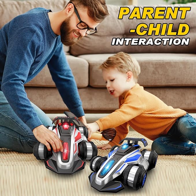 Remote Controlled Drift Stunt Car, Light and Music RC Cars, 360 ° Rotation Suspended Car, 2.4G,4WD Remote Control Cars, Birthday Gift for Boys and Girls Aged 5-13