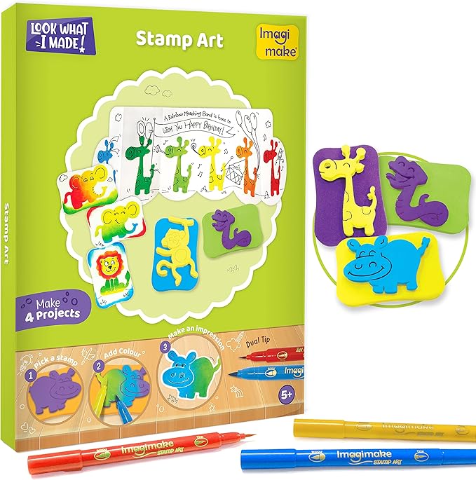 Imagimake 5-in-1 Awesome Craft Kit | Easter Crafts for Kids | Easter Toys | Arts & Crafts for Kids Ages 6-8 | Easter Gifts for Kids | Easter Gifts for Girls & Boys 5, 6, 7, 8, 9