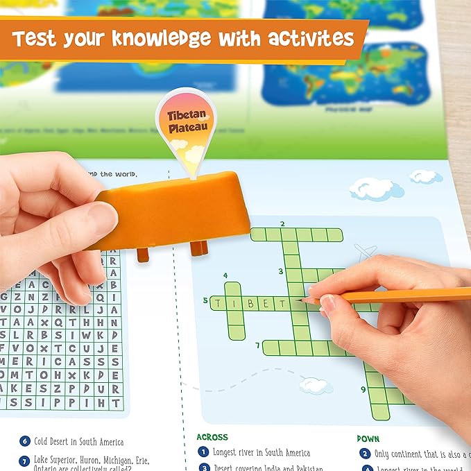 Imagimake Mapology Physical Features | World Map for Kids | 3D Puzzles for Ages 8-10 | Educational Toys for Kids 8-12 | Gifts for Boys & Girls 8-12 | Building Toys Gift for Birthday and Christmas